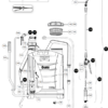 Osatu Backpack Sprayer Parts Layout Diagram