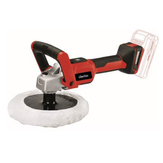 Cordless Buffing Machine With 2 Batteries, Discs & Charger